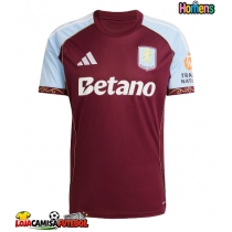 Camisa de Futebol Aston Villa Ezri Konsa #4 Equipamento Principal 2025-26 Manga Curta